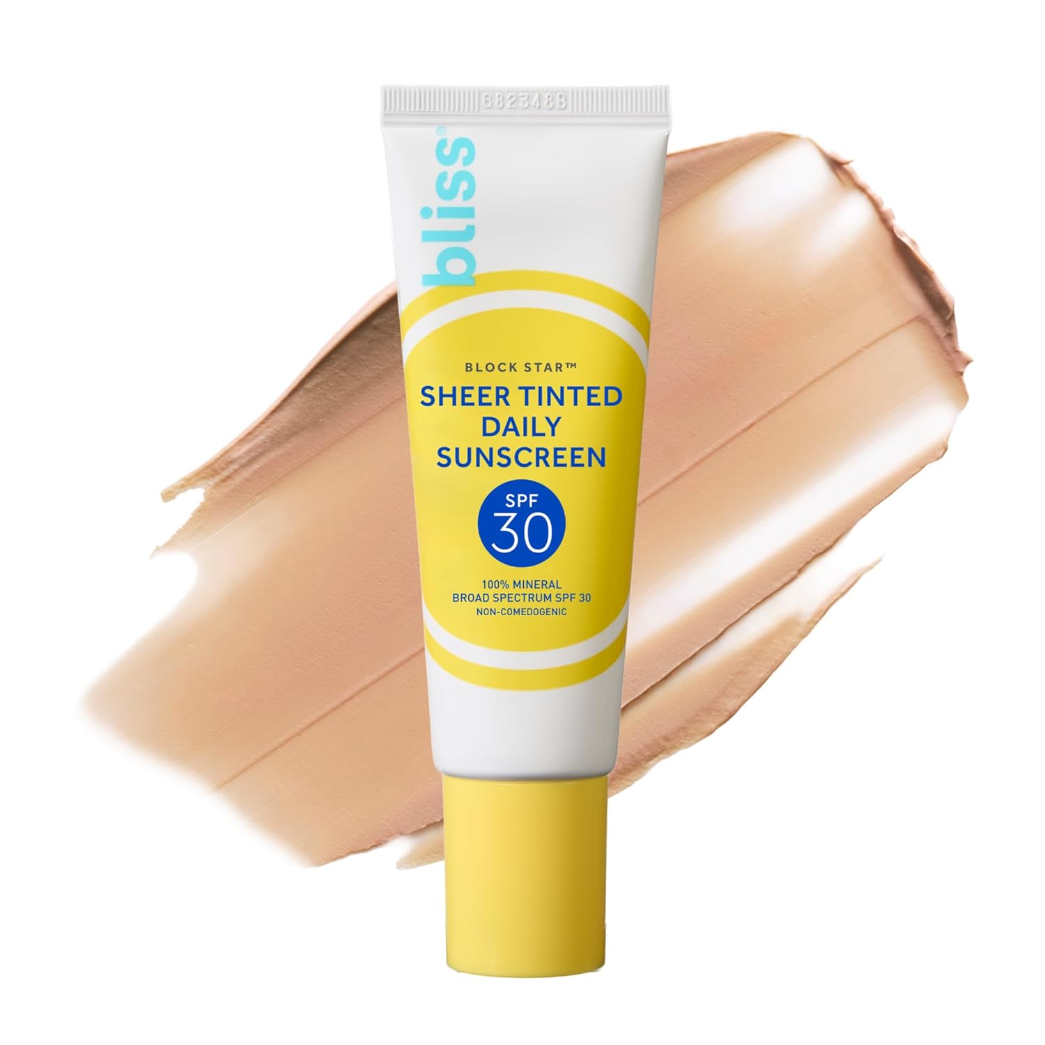 Bliss Block Star SPF 30 Invisible Daily Tinted Sunscreen with Zinc Oxide, Mineral Broad Spectrum Sunscreen with Titanium Dioxide and Antioxidant Blend,- 1.4 fl oz.